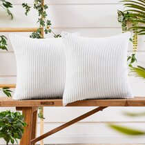 White cushions deals